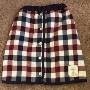 Little Girl’s Reversible Flannel Skirt